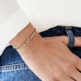 14k Gold Figaro Chain Bracelet  Ferkos Fine Jewelry