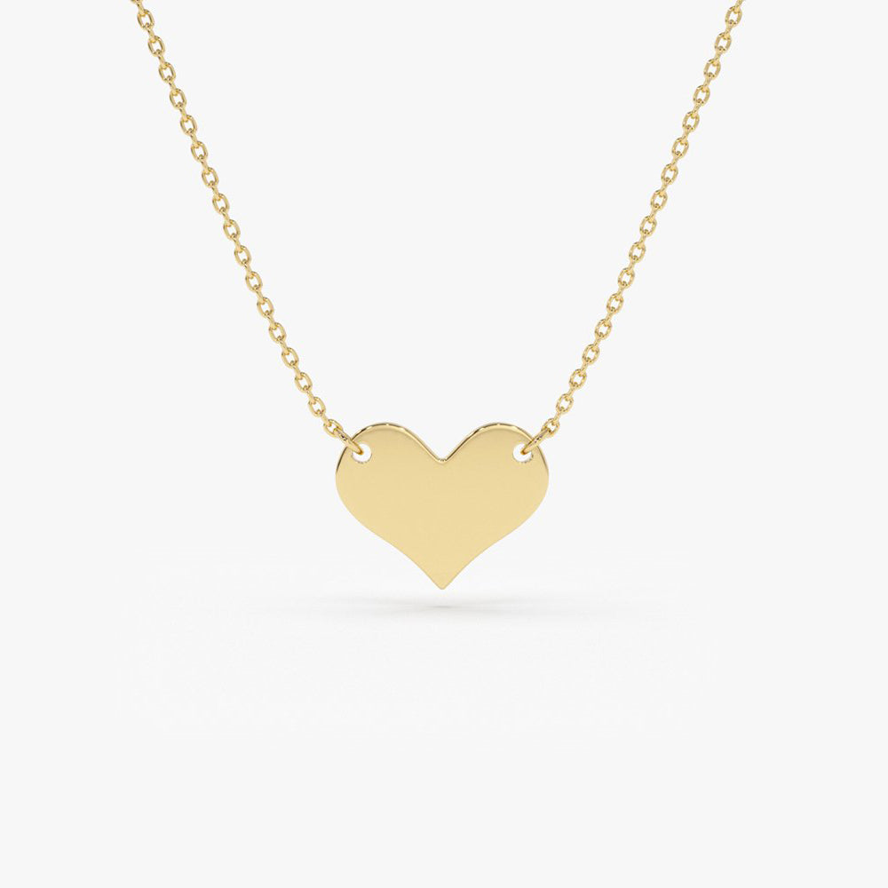 14k Gold Heart Necklace 14K Gold Ferkos Fine Jewelry