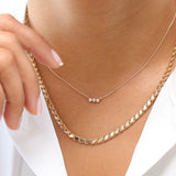 14K Solid Gold Unique Necklace  Ferkos Fine Jewelry