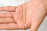 14K Gold Singapore Chain Necklace  Ferkos Fine Jewelry
