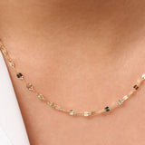 14K Gold Sparkle Diamond Cut Chain  Ferkos Fine Jewelry