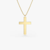 14k Gold Cross Charm Necklace 14K Gold Ferkos Fine Jewelry