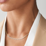 14k 3.5 MM Mariner Chain Link Necklace  Ferkos Fine Jewelry