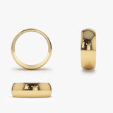 14k Classic 6MM Dome Wedding Ring  Ferkos Fine Jewelry