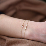 14k Diamond Bar Bracelet  Ferkos Fine Jewelry