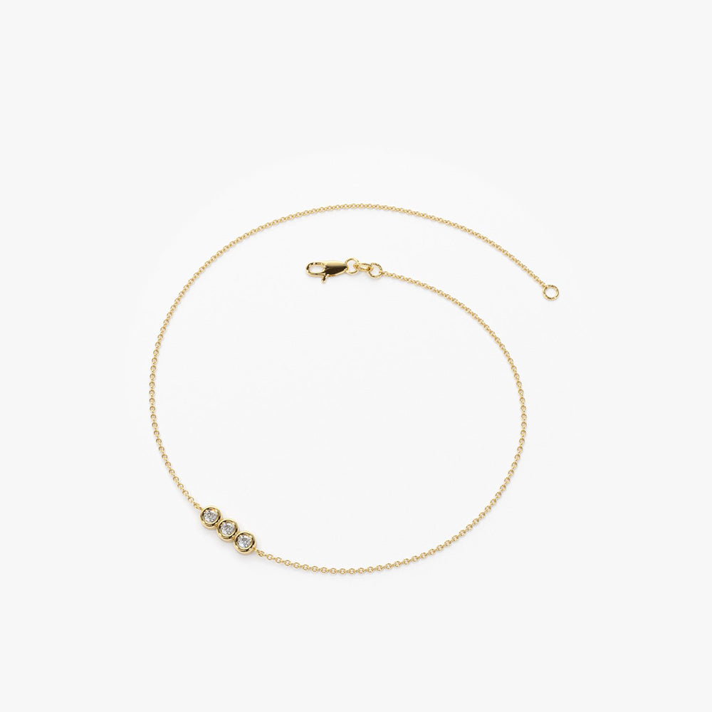 Women's 18k Gold Mesh Bracelet Dainty Golden Bracelet link Chain Bracelet  Bismark Chain