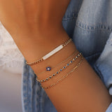 14k Bezel Set Sapphire Tennis Bracelet  Ferkos Fine Jewelry