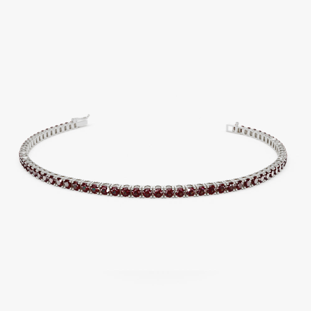 Garnet diamond bracelet Clearance