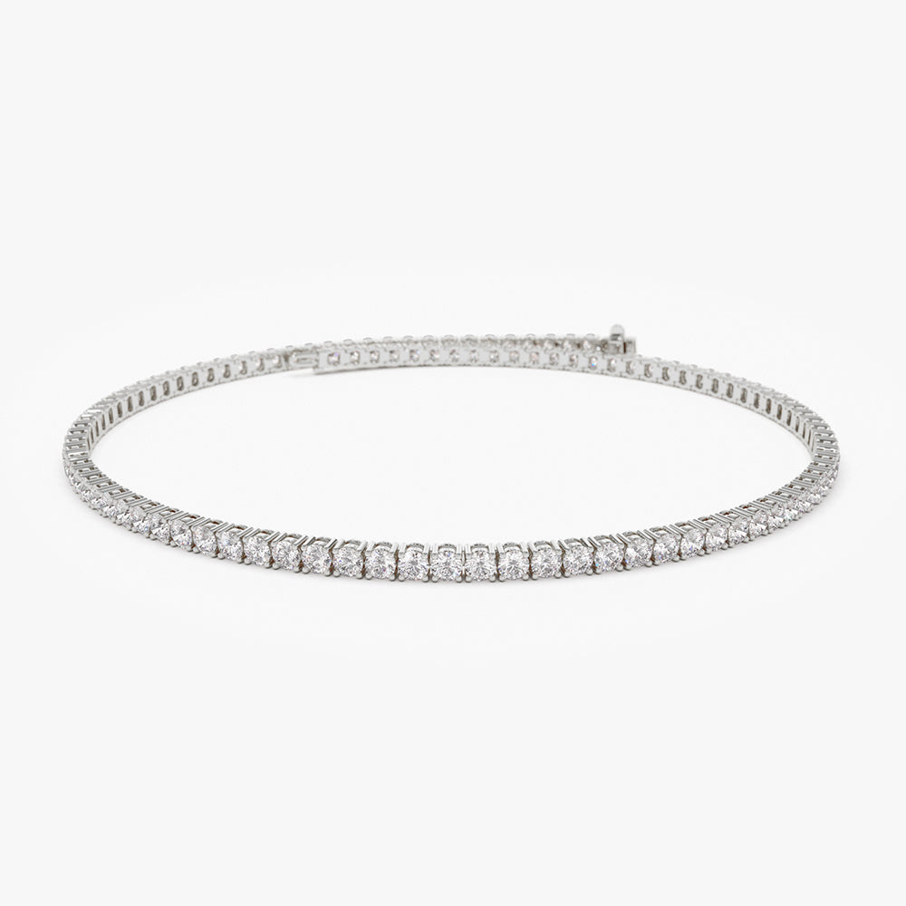 14K Diamond Tennis Bracelet 2.20 ctw 14K White Gold Ferkos Fine Jewelry