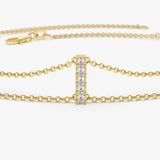 14k 5 Station Diamond Bar Bracelet  Ferkos Fine Jewelry