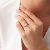 14k Illusion Setting East to West Baguette Diamond Ring  Ferkos Fine Jewelry