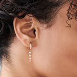 14k Dangling Diamond Drop Earrings  Ferkos Fine Jewelry