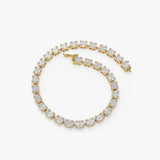14K Baguette and Round Diamond Illusion Setting Tennis Bracelet  Ferkos Fine Jewelry