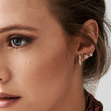 14k Gold Mixed Diamond Shapes Statement Stud Earrings  Ferkos Fine Jewelry