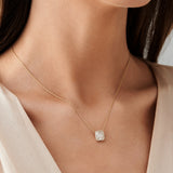 14k Unique Baguette Diamond Statement Necklace  Ferkos Fine Jewelry