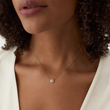14k Tapered Baguette Diamond Necklace  Ferkos Fine Jewelry