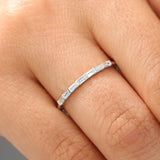 14K 7 Stone Baguette Diamond Wedding Ring  Ferkos Fine Jewelry