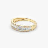 14K Baguette Diamond Anniversary Ring 0.75ctw  Ferkos Fine Jewelry