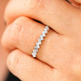 14K Slanted Channel Set Baguette Diamond Ring  Ferkos Fine Jewelry