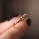 14K Shared Prong Half Eternity Baguette Diamond Ring  Ferkos Fine Jewelry