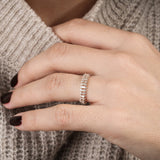 14K Bagguete Diamond Anniversary Ring  Ferkos Fine Jewelry