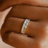 14k Baguette Diamond Stacking Ring  Ferkos Fine Jewelry