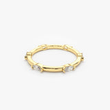 14k Stackable Marquise Diamond Eternity Ring  Ferkos Fine Jewelry