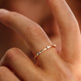 14k Stackable Baguette Diamond Eternity Ring  Ferkos Fine Jewelry