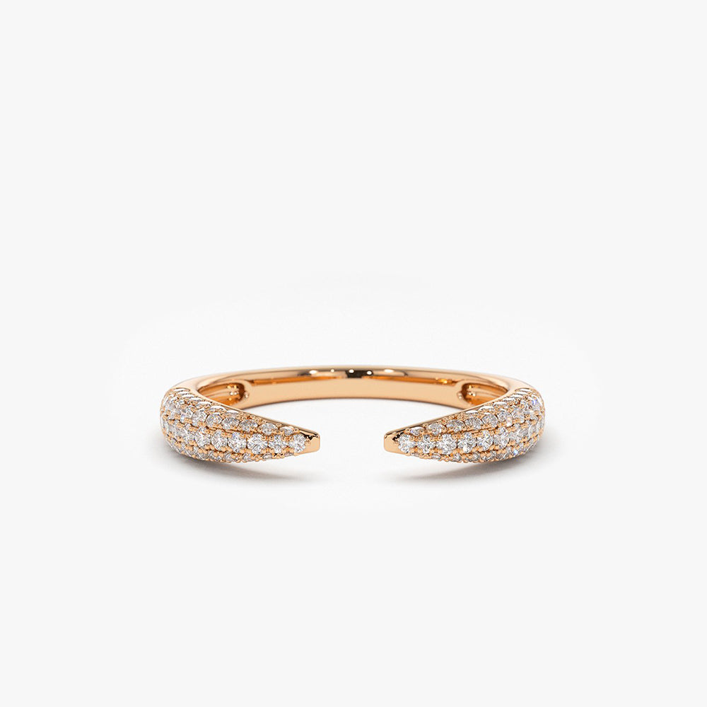 14k Diamond Claw Ring – Ferkos Fine Jewelry