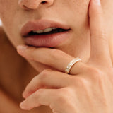 14k Step Baguette Diamond Ring  Ferkos Fine Jewelry