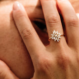 14K Ballerina Baguette Diamond Cluster Ring  Ferkos Fine Jewelry