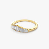 14K Baguette Diamond Tiara Ring  Ferkos Fine Jewelry