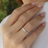 14k 3MM Baguette Diamond Channel Setting Ring  Ferkos Fine Jewelry