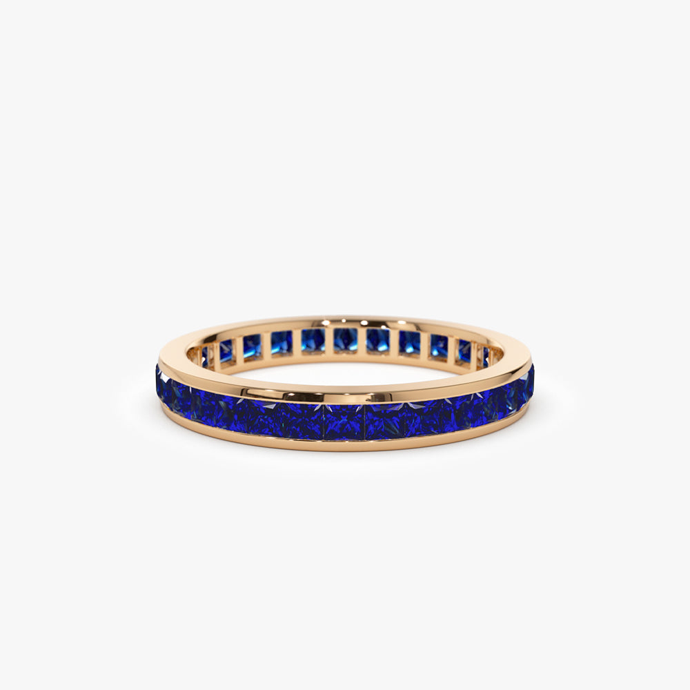 Diamond Halo and Sapphire Ring — Wooldridge Jewelers