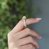 14k Basket Setting Full Eternity Diamond Ring 2.25ctw  Ferkos Fine Jewelry