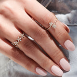 14k Marquise Diamond Multi-Flower Ring  Ferkos Fine Jewelry