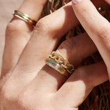14k Curb Link Diamond Pave Ring  Ferkos Fine Jewelry