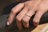 14K Gold Curved Diamond Ring  Ferkos Fine Jewelry