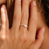 14k Illusion Setting East to West Baguette Diamond Ring  Ferkos Fine Jewelry