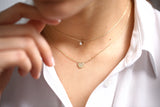14K Gold Starburst Heart Necklace  Ferkos Fine Jewelry