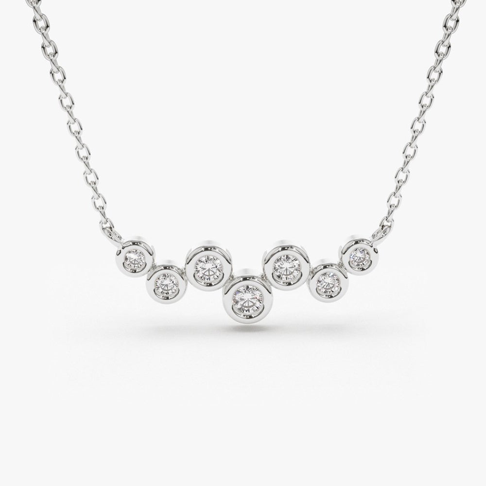 Five Diamond Necklace | Miss Diamond Ring