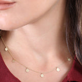 14k Coin Disc Choker Necklace  Ferkos Fine Jewelry