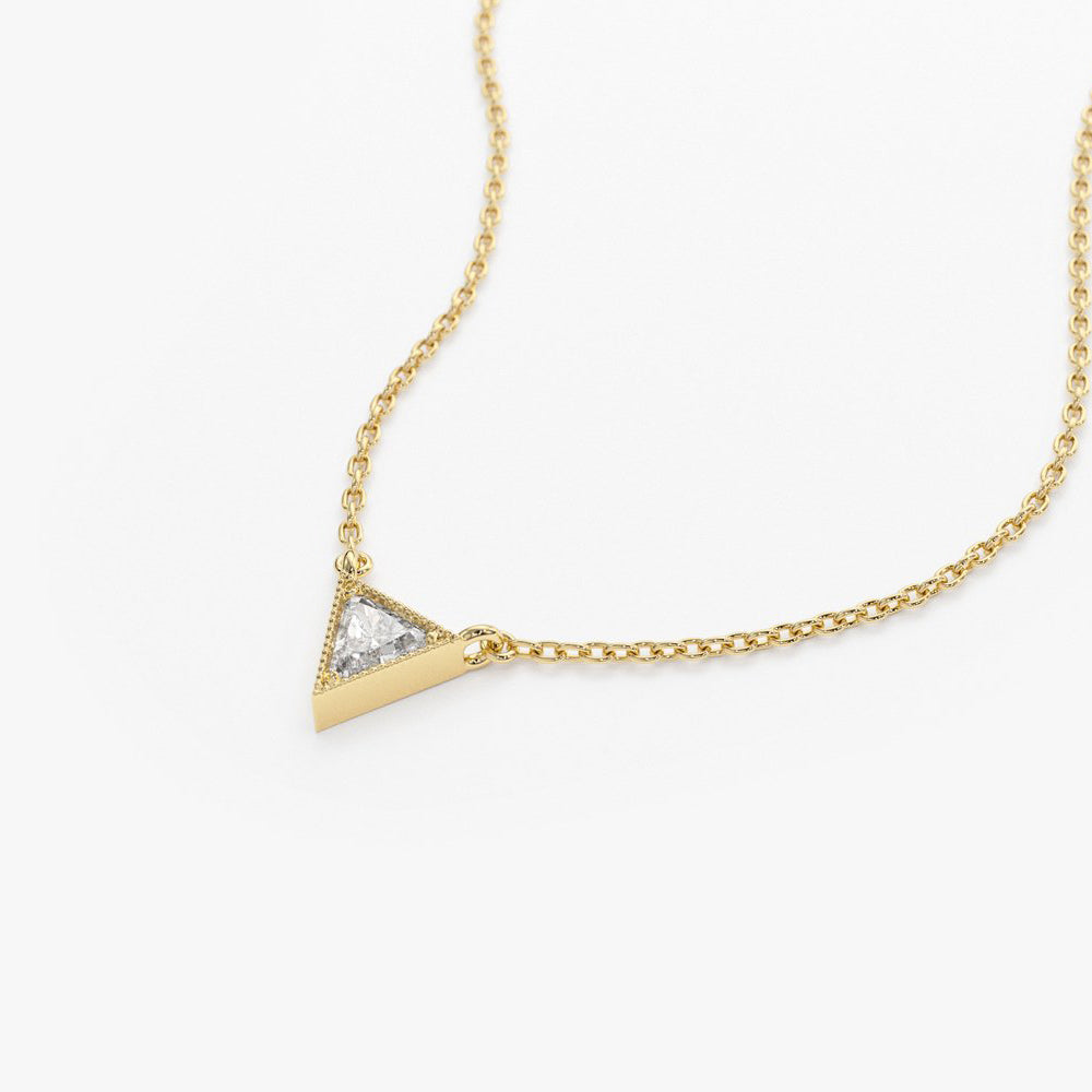 Gold and Diamond Love Letter Necklace – Sincerely