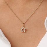 14k Super Star Diamond Layering Necklace  Ferkos Fine Jewelry