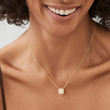 14k Solid Gold Diamond Letter Necklace  Ferkos Fine Jewelry