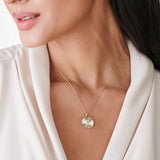 14k Sparkle Disc Diamond Initial Necklace  Ferkos Fine Jewelry