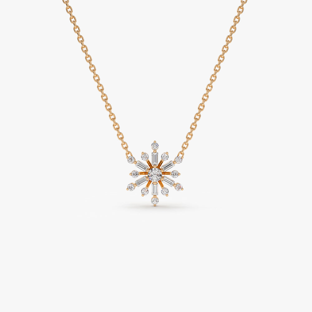 Graff Ruby & Diamond White Gold Snowflake Pendant Necklace | White gold pendant  necklace, White gold pendants, Diamond white