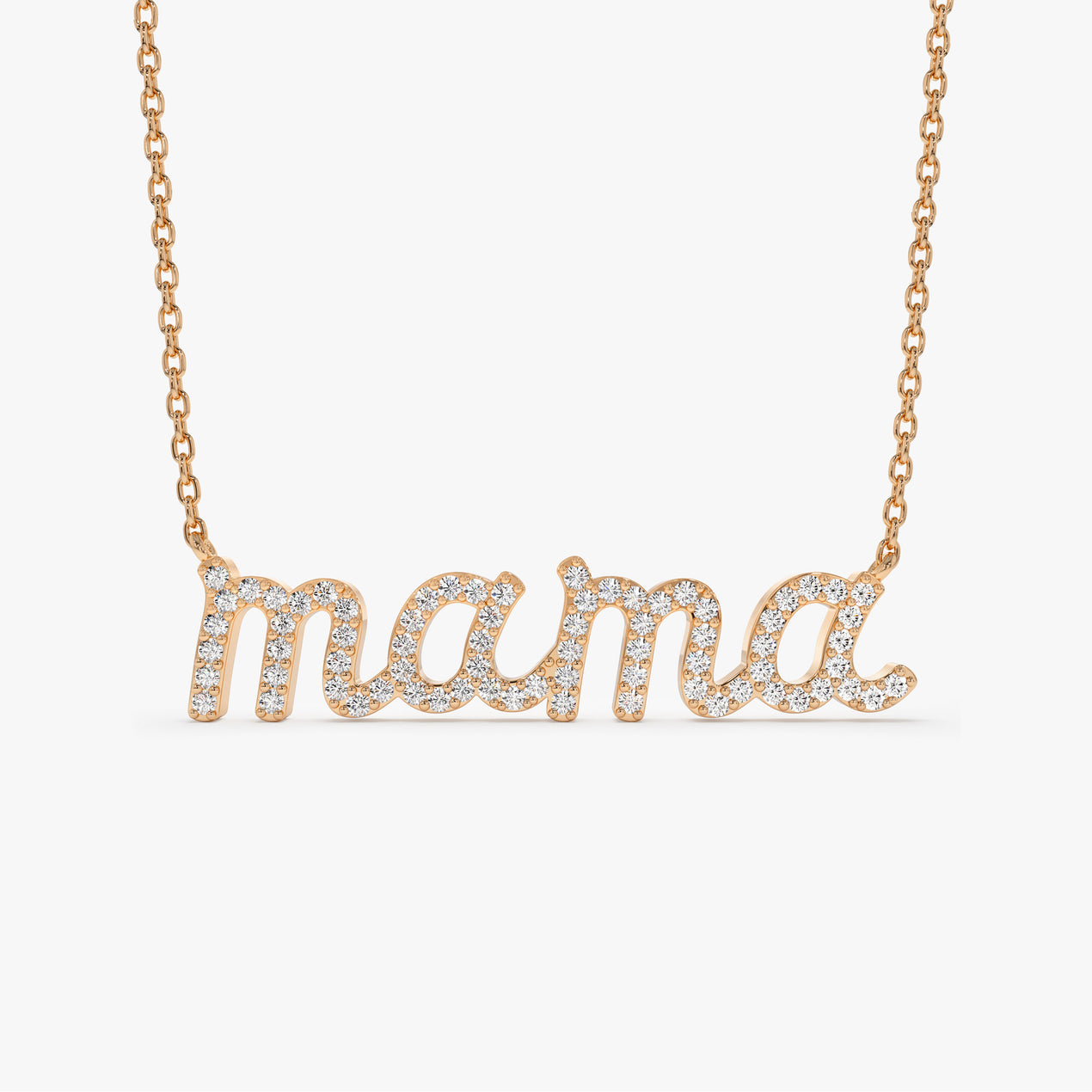 jileijar Mama Necklace for Women Silver Rose Gold Letter Pendant Adjustable  Clavicle Chain Necklace Jewelry Mom Mother's Day Birthday Gift G0T6 -  Walmart.com