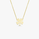 14K Four Leaf Clover Charm Necklace 14K Gold Ferkos Fine Jewelry