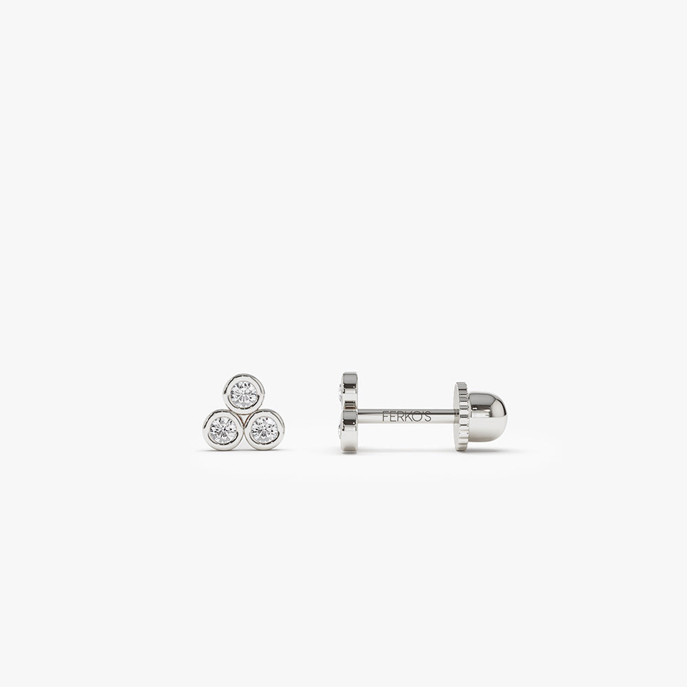 Forget Me Not Helix Piercing 14K